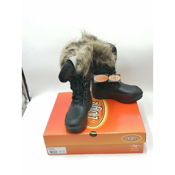 Lugz Tundra Tall Winter Snow Waterproof Boot Black Women's US 6 M - Picture 2 of 11